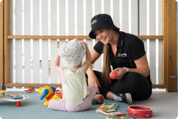 Child Engaged In Activities At Alkimos Centre