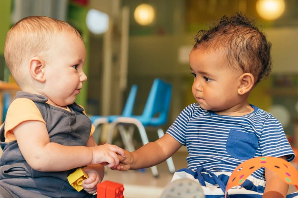 Of all the benefits of daycare, the social and emotional advantages infants and toddlers receive are most clear.