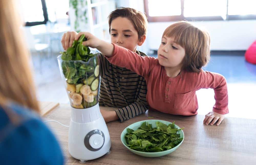 Spinach can be easily incorporated into various dishes, including smoothies, omelets, pasta sauces, and salads, making it easier for kids to consume.